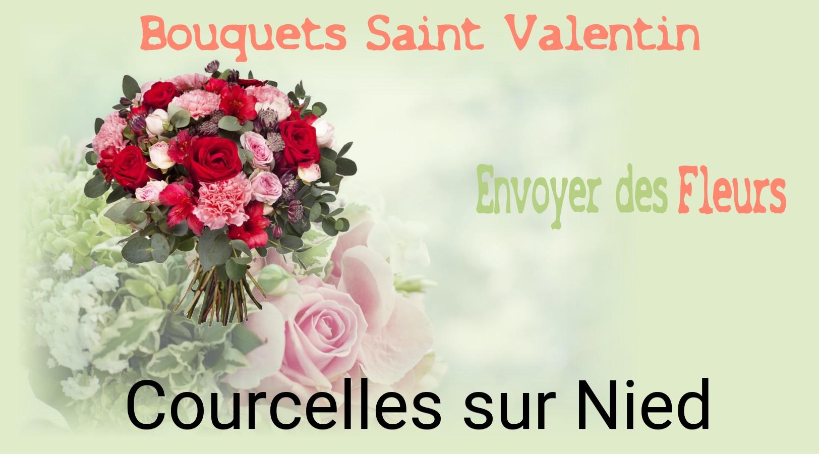 Roses de Saint-Valentin livrées à Courcelles-sur-Nied
